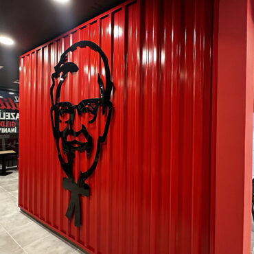 Bostancı Restorant kfc iç mekan görsel uygulama